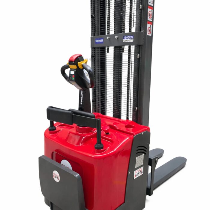 Wózek paletowy masztowy EVOLIFT HIGH LIFT WPE15Y30 z podestem